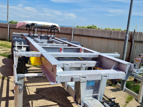 Tandemowe ramy nośne nadwozi wymiennych